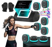 Smart Boxing Training Machine with Data Tracking, Adjustable Speed & Multiple Targets for Home Gym Fitness