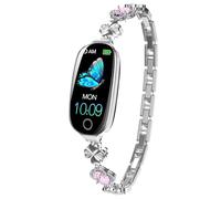 Smart Bracelet Fitness Tracker Watch Step Counter Pedometer Women Heart Rate Monitor Sleep Tracker with Steps Distance Calories Counting Compatible with Android iOS