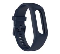 Smart Bracelet Integrated Strap for Garmin vivosmart 5 Silicone Texture Replacement Wristband (navy blue)