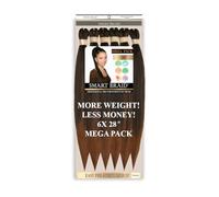 Smart Braid Pre Stretched Braiding Hair ((T1B/30), 28 Inch (Pack of 6))