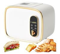 Smart Bread Maker,13-in-1 Automatic Bread Maker Machine with Ceramic Pan,15h Timer&1h Keep Warm,600g Dough Maker with Intelligent Temperature Control Sourdough,for Gluten Free,Dough