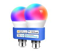 Smart Bulb-meross Smart Bulb Alexa Light Bulb B22 Compatible With Apple Homekit, Alexa, Google Home, Siri Voice Control Dimmable Multicolor Led Light