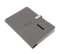 Smart Business Notebook with Lamp Audio Recording Portable Power Source Wireless Charger for Work and Study A5 Business Planner