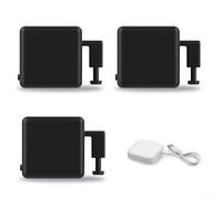 Smart Button Pusher For Switch, Wireless Remote Control Button Pusher Robot Switch For Smart Home Appliances With App Voice Activation(black+HUB)