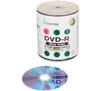 Smart Buy 100 Pack DVD-r 4.7gb 16x Shiny Silver Blank Data Video Movie Recordable Media Disc, 100 Disc 100pk