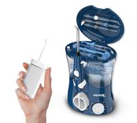 Smart Buy: Aquapik® Pro Desktop Dental Irrigator + Aquapik® Mini in One Pack | Save and Care for Your Oral Health at Home and Travel | Covers Different Oral Needs | Premium Care