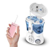 Smart Buy: Aquapik® Pro Desktop Dental Irrigator + Aquapik® Mini in One Pack | Save and Care for Your Oral Health at Home and Travel | Covers Different Oral Needs | Premium Care