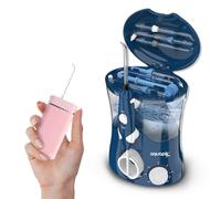 Smart Buy: Aquapik® Pro Desktop Dental Irrigator + Aquapik® Mini in One Pack | Save and Care for Your Oral Health at Home and Travel | Covers Different Oral Needs | Premium Care