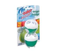 SMART BUYS Fridge Deodoriser Twin Pack - Unscented Odour Eliminator with Natural Seaweed Extracts, Food Safe Formula, Built-In Temperature Indicator, Perfect for Freshness (Twin Pack (2 x 33 g))