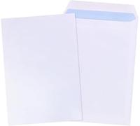 SMART BUYS Self Seal White Envelopes, Self-Seal, Fits A6, 90gsm, Secure & Recyclable (50, C5 (229x164 mm) -Plain)