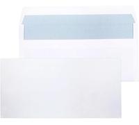 SMART BUYS Self Seal White Envelopes, Self-Seal, Fits A6, 90gsm, Secure & Recyclable (50, DL (220x110 mm) -Plain)