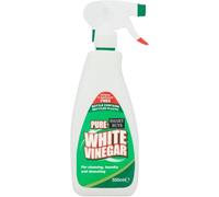SMART BUYS White Vinegar Cleaner 500ml - Natural Multi-Surface Cleaner, Limescale Remover, Mould Eliminator, Safe for Family & Pets - Easy Spray Bottle for Home Use (1)