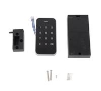 Smart Cabinet Lock Universal Password RFID Card Lock Cabinet Unlocking Touch Screen Buttons Electronic Induction Keyless Lock for Wooden Chest Drawer Cupboard Low Voltage Alarm