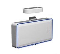 Smart Cabinet Lock with Electronic Card Swipe, No-Hole Invisible Design, White, for Drawers and Doors