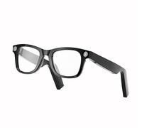 Smart Camera Glasses Bluetooth Real Time Language Translation Blue Light Glasses 1080P Video Recording + 2K HD Photo Open Ear Audio Handsfree Eyeglasses with 32GB Storage for Office Work Computer