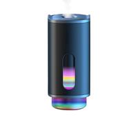 Smart Car Air Freshener - ABS Aluminum Alloy 6x3x6.4cm Rechargeable Aromatherapy Diffuser 3 Modes with 3x10ml Oil Fragrance Mist For Vehicle Truck RV Sedan Deodoran