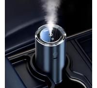 Smart Car Air Freshener, Car Air Freshener Diffuser with 100ml Perfume, Long Lasting Lasts 6 Months, RGB Music Syncing Light, Auto On/Off, 5 Adjustable Rechargeable Aroma Diffuser, New Car Smell