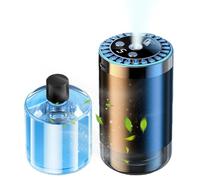 Smart Car Air Freshener Diffuser - USB Smart Humidifier - Decorative Humidifier with 7-Color LED Starry Light Projection for Pet Spaces Home Nursery Tent Travel Bathroom