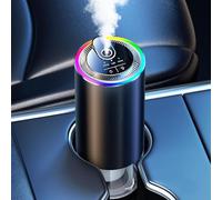 Smart Car Air Freshener Diffuser with 50ml Natural Fragrance Perfume (Oceann) Last 6 Months, RGB Pickup Light, Auto On/Off, Ultrasonic Mist, 3 Spray Modes, 1000mAh Battery, Starry Sky Light, BJ 573