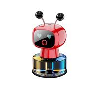 Smart Car Air Fresheners AI Robot Automatic Auto Sleep/Wake Up Diffusers for Essential Oils Diffuser Accessories Perfume Aromatherapy Spray Decor (Red, 11 CM)