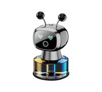 Smart Car Air Fresheners AI Robot Automatic Auto Sleep/Wake Up Diffusers for Essential Oils Diffuser Accessories Perfume Aromatherapy Spray Decor (Grey, 11 CM)
