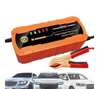 Smart Car Battery Charger, Fast Charging Pulse Charger, 5.51x2.76x1.57 Inches, Intelligent Display Lead Acid Battery Chargers, 12v Automatic Batteries Chargers for, Trucks,