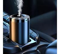 Smart Car Diffuser Set with Light & Spray Modes, Car Diffuser Air Freshener with 3or5 Adjustable Modes, Auto On/Off, 6 Scents, Lasts 1000 Times (3-Speed Electric (Plastic), Gardenia)