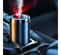 Smart Car Diffuser Set with Light & Spray Modes, Car Diffuser Air Freshener with 3or5 Adjustable Modes, Auto On/Off, 6 Scents, Lasts 1000 Times (5-Speed Rechargeable (Plastic), Ocean)