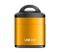 Smart Card Reader - Compact Flash Card Reader,Portable Device with Keyrings Fast Data Transfer for Home Computer PC Laptop Vehicle Music Indoor Outdoor