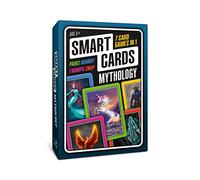 SMART CARDS Mythology, 7 games in 1, Pairs, Snap, Trumps, Rummy, Memory Quiz, Learn Facts, Travel Game, Gift, Stocking Filler, Age 5+, 1-8 Players
