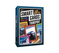 SMART CARDS Transport, 7 games in 1, Pairs, Snap, Trumps, Rummy, Memory Quiz, Learn Facts, Travel Game, Gift, Stocking Filler, Age 5+, 1-8 Players
