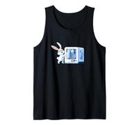 Smart Cartoon Rabbit with 3D Printer and Carrot Tank Top