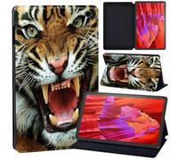 Smart Case Case for All-new Amazon Fire HD 10 Tablet(13th Generation, 2023 Release)10.1", Folio Slim Stand Hard Back Shell Cover for Fire 10 2023 Tablet (tiger open mouth)