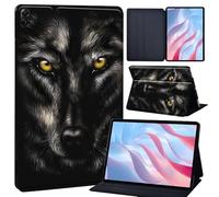 Smart Case Case for Honor Pad X9/Honor Pad X8 Pro 11.5 Inch 2023 Case, Folio Slim Stand Hard Back Shell Cover for Honor Pad X9 (black wolf)