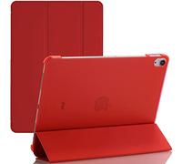 Smart Case For Apple iPad Air 4 Released 2020 and For Apple iPad Air 5 Released 2022 Size 10.9'' and Only For Model Numbers A2316, A2324, A2072, A2325, A2588, A2589, A2591 (Red)