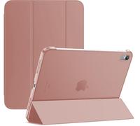 Smart Case For Apple iPad Air 4 Released 2020 and For Apple iPad Air 5 Released 2022 Size 10.9'' and Only For Model Numbers A2316, A2324, A2072, A2325, A2588, A2589, A2591 (Rose Gold)
