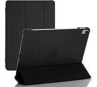 Smart Case For Apple iPad Air 4 Released 2020 and For Apple iPad Air 5 Released 2022 Size 10.9'' and Only For Model Numbers A2316, A2324, A2072, A2325, A2588, A2589, A2591 (Black)