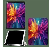 Smart Case for iPad 6th/5th Generation/iPad 9.7 Inch 2018 2017(Model: A1893 A1954 A1822 A1823), Ultra Slim Lightweight Stand Case,Auto Wake Up/Sleep Geometric Graffiti 3D Textures-Blue
