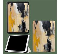 Smart Case for iPad Pro 11 Inch 2024 M4(Model: A2836/A2837/A3006), Slim Folio Stand soft Back Shell Protective Tablet Cover Abstract Texture Graffiti