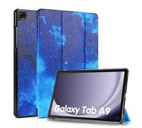 Smart Case For Samsung Galaxy Tab A9 8.7 inch Released 2023 and Model Numbers are SM-X110, SM-X115 Magnetic Stand Cover (Starlight Blue)