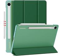 Smart Case For Samsung Galaxy Tab S9 FE 10.9 inch Released 2023 and Model Numbers are SM-X510, SM-X516B Magnetic Stand Cover (Emerald Green)
