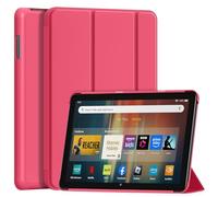 Smart Case with Soft PU Back Cover, Please Refer Emerald for Compatibility - Watermelon Red