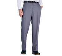 Smart Casual Formal Trousers With Hidden Elasticated Waist Chums Grey 34XL