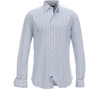 Smart Casual Vertical Stripe Linen Shirt - male - Tommy Hilfiger - Casual Shirts - Blue - 2XL - Shirts 2XL