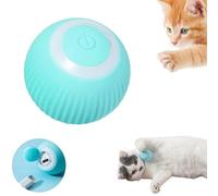 Smart Cat Ball Toy,Interactive Cat Toys Ball,Ball for Cats Dogs,Interactive Auto-Rolling with Led Lights,Smart Cat Toys,Dog Self Rolling Ball,USB Rechargeable Cat Toys,Automatic Moving Dog Ball,Blues