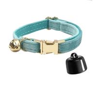 Smart Cat Collar GPS Pet Locator & Bell Tracker Device Cat Dog Anti-lost (Green)