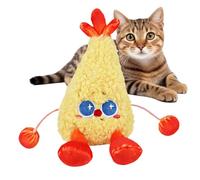 Smart Cat Electric Toy - USB Rechargeable Plush Animal | Interactive Shaking Sound Touch Activated Motion Senses | Cat Toy That -