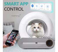 Smart Cat Litter Box Automatic Self-Cleaning WiFi APP for Multi Cats