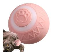 Smart Cat Toy, Electric Ball For Indoor Cats | Electric Pet Toy Ball And Automatic Rolling On The Mat Red