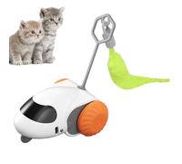 Smart Cat Toy, Interactive Mobile Car, USB Rechargeable Moving Toy, Automatic Motion, Built-In Sensors, Pet-Safe Material, Fun Engagement, Easy Charging, Perfect for Indoor Cats, Playroom, Home